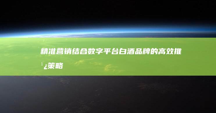 精准营销结合数字平台：白酒品牌的高效推广策略